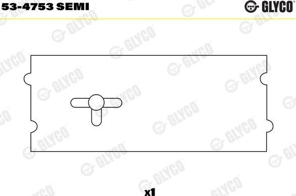 Glyco 53-4753 SEMI - Camshaft Bushes lastbilsdelar24.se