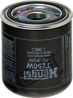Hengst Filter T250W - Air Dryer Cartridge, compressed-air system lastbilsdelar24.se
