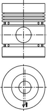 Kolbenschmidt 99629960 - Repair Set, piston / sleeve lastbilsdelar24.se