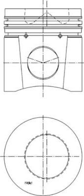 Kolbenschmidt 99677951 - Repair Set, piston / sleeve lastbilsdelar24.se