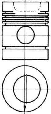 Kolbenschmidt 91118600 - Piston lastbilsdelar24.se