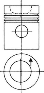 Kolbenschmidt 93592961 - Repair Set, piston / sleeve lastbilsdelar24.se