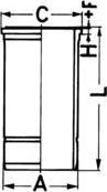 Kolbenschmidt 88713110 - Cylinder Sleeve lastbilsdelar24.se