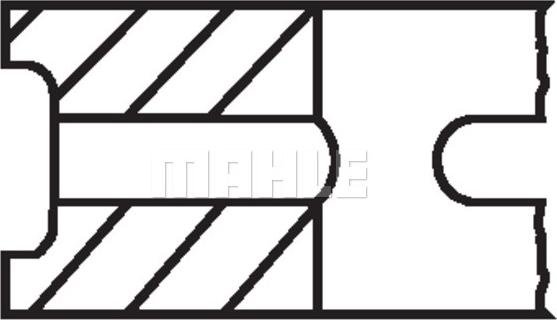 MAHLE 043 26 N0 - Piston Ring Kit lastbilsdelar24.se