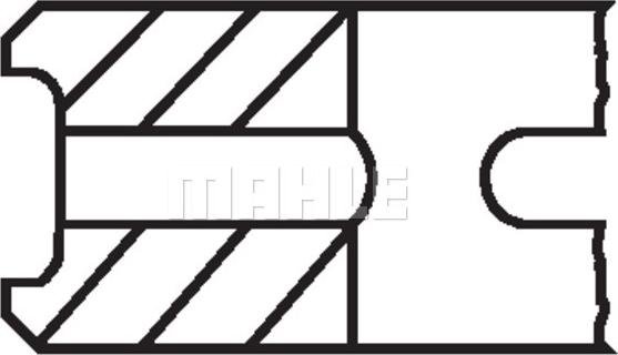 MAHLE 043 26 N0 - Piston Ring Kit lastbilsdelar24.se