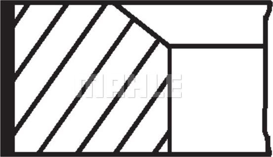 MAHLE 043 26 N0 - Piston Ring Kit lastbilsdelar24.se