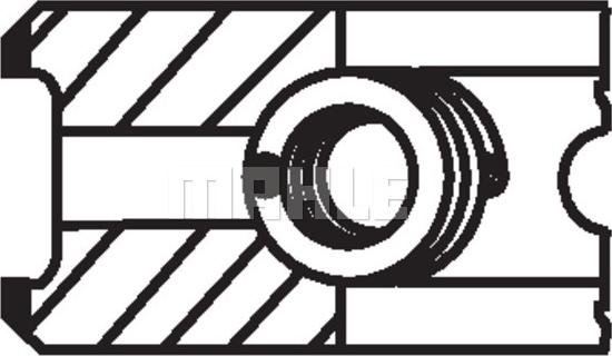 MAHLE 009 93 N1 - Piston Ring Kit lastbilsdelar24.se
