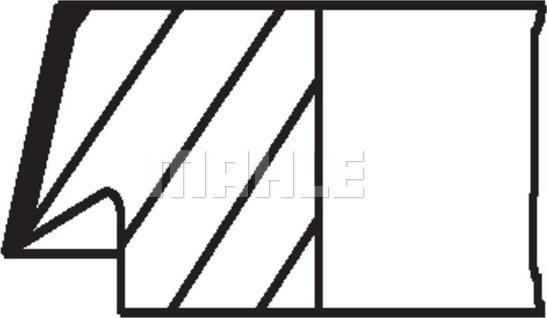MAHLE 043 48 N0 - Piston Ring Kit lastbilsdelar24.se