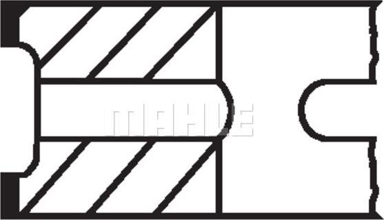 MAHLE 043 48 N0 - Piston Ring Kit lastbilsdelar24.se