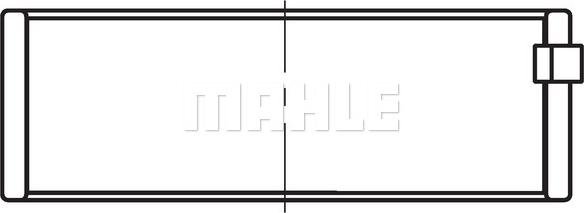 MAHLE 227 PL 21660 025 - Big End Bearings lastbilsdelar24.se