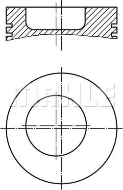 MAHLE 043 79 00 - Piston lastbilsdelar24.se