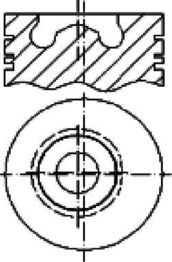 MAHLE E0210190 - Piston lastbilsdelar24.se