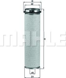 MAHLE LXS 37/1 - Secondary Air Filter lastbilsdelar24.se