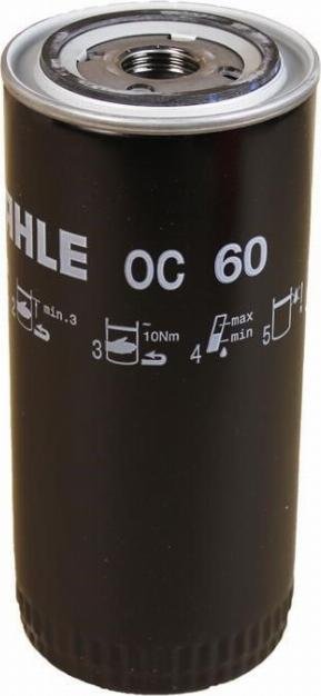 MAHLE OC 60 - Oil Filter lastbilsdelar24.se