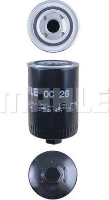 MAHLE OC 26 - Oil Filter lastbilsdelar24.se