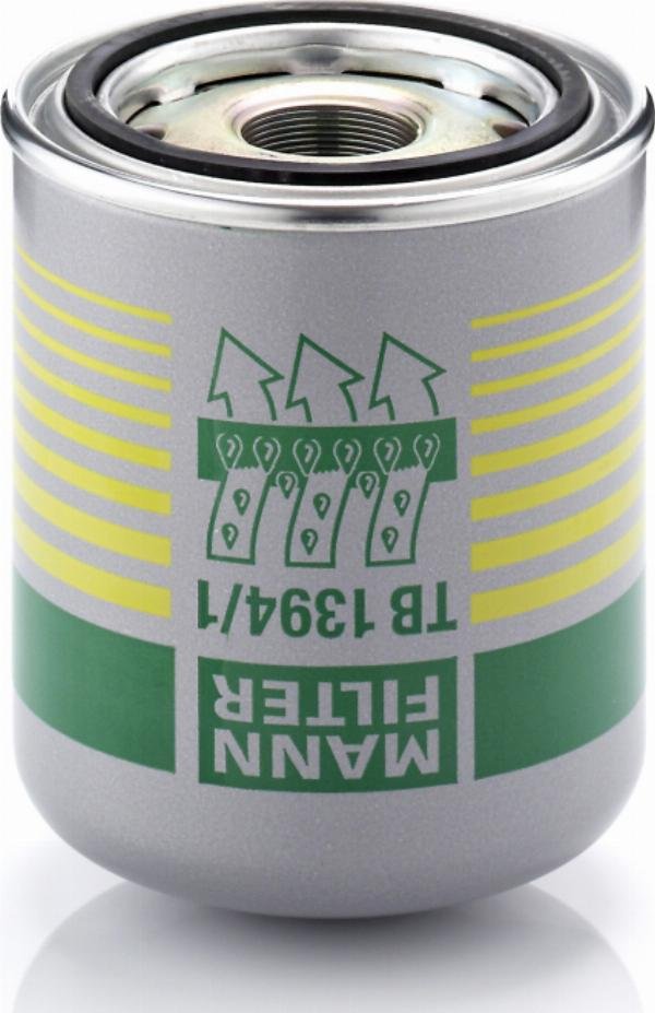 Mann-Filter TB 1394/1 x - Air Dryer Cartridge, compressed-air system lastbilsdelar24.se
