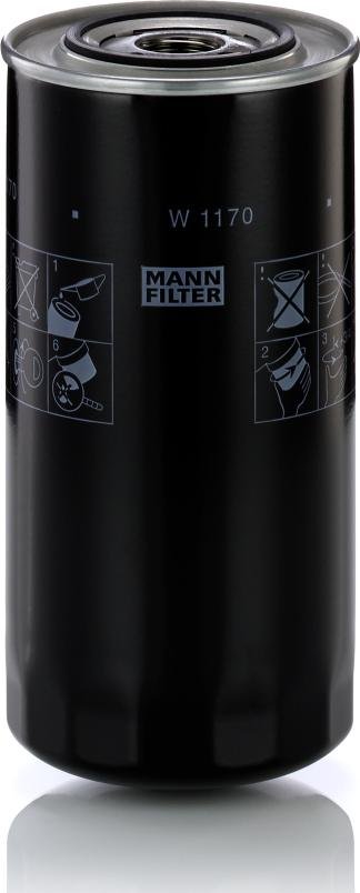 Mann-Filter W 1170 - Oil Filter lastbilsdelar24.se