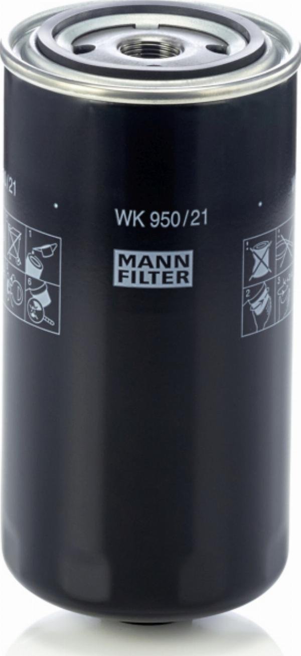 Mann-Filter WK 950/21 - Fuel filter lastbilsdelar24.se