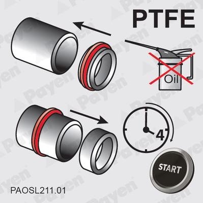 Payen NA5293 - Shaft Seal, crankshaft lastbilsdelar24.se
